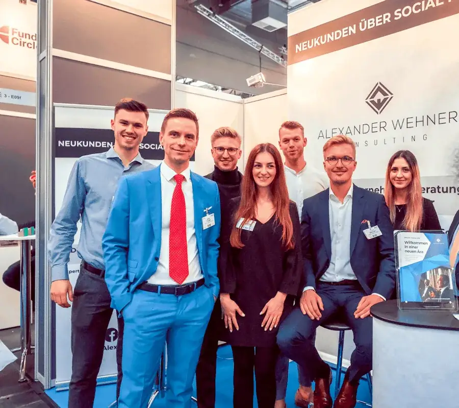 Alexander Wehner mit Team