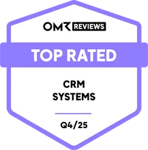 OMR Reviews Badge: Top 100 Tools in DACH
